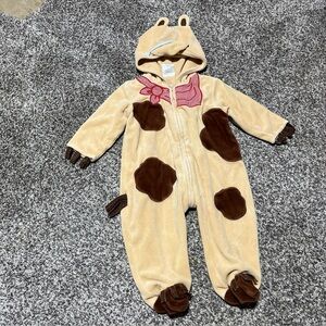 MINIBASIX Cow/ Horse Costume Zip Front Size 9 16-18 Lbs Vintage 2007